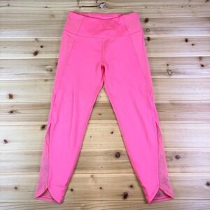 DSG Leggings Girls Medium Momentum Pink Mesh Leggings